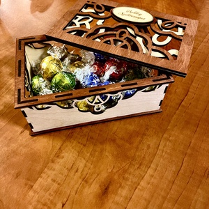 Emlékdoboz, bonbonos doboz - esküvő - emlék & ajándék - doboz - Meska.hu