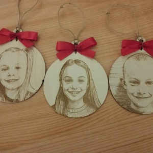 Egyedi Fotós Karácsonyi Fából készült Dísz (Gravírozott) - Meska.hu