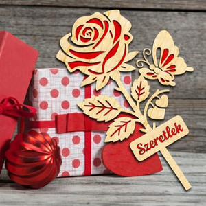 Valentin napi örök rózsa - otthon & életmód - virágdekoráció - virágok - szálas virág - Meska.hu