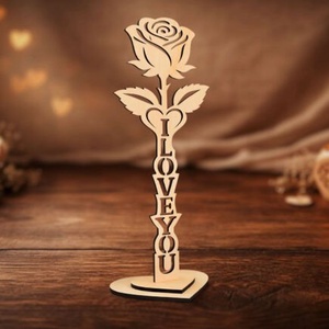 rózsa felirattal � romantikus ajándék több felirattal - otthon & életmód - virágdekoráció - virágok - szálas virág - Meska.hu