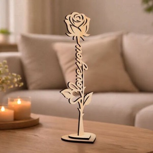 rózsa felirattal � romantikus ajándék több felirattal - otthon & életmód - virágdekoráció - virágok - szálas virág - Meska.hu