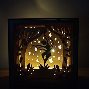 Erdei tündérfény világító hangulatlámpa - Meska.hu