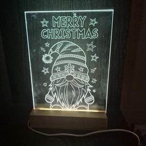 Világító képek - karácsony - karácsonyi lakásdekoráció - ünnepi asztaldekoráció - Meska.hu