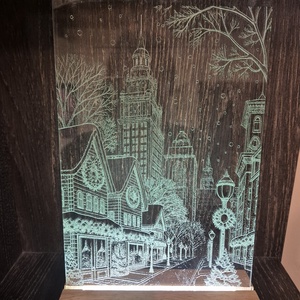 Karácsonyi dekor, Karácsony, Karácsonyi lakásdekoráció, Karácsonyi falu, házikó, , MESKA