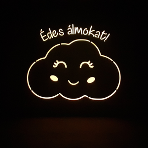 Csodalámpa - Édes álmokat előlap, Otthon & Lakás, Lámpa, Hangulatlámpa, Famegmunkálás, Mindenmás, Meska