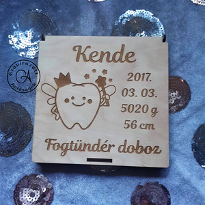 Fogtartó dobozka, Otthon & Életmód, Tárolás & Rendszerezés, Doboz, Famegmunkálás, Mindenmás, MESKA