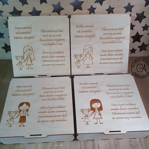 Gravírozott doboz, Otthon & Lakás, Dekoráció, Asztal és polc dekoráció, Díszdoboz, Famegmunkálás, Mindenmás, Meska