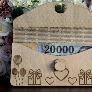 Pénz átadó boldog születésnapot felirattal - otthon & életmód - papír, írószer - ajándékozás kellékei - pénzátadó doboz - Meska.hu