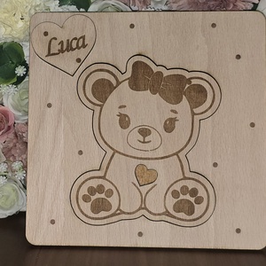 Keresztszülő felkérő és emlék � névre szóló gravírozott fa , Baba - mama, Keresztelő kellékek, Keresztszülő felkérő, Gravírozás, pirográfia, MESKA