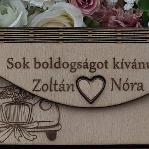 Pénz átadó esküvőre - Meska.hu