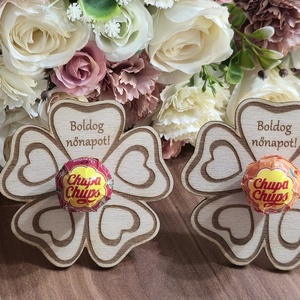 Nőnap, nőnapi ajándék, nyalóka, virág, Otthon & Életmód, Virágdekoráció, Virágdíszítő kellékek, Gravírozás, pirográfia, MESKA