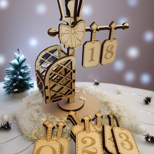 Lámpás adventi naptár - karácsony - adventi díszek - adventi naptár - Meska.hu