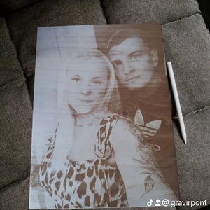 Fénykép gravírozás - esküvő - emlék & ajándék - album & fotóalbum - Meska.hu