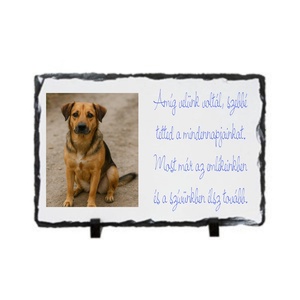 Örök Emlék � Márvány Emléktábla Kedvenceknek, Otthon & Életmód, Vallás, Temetkezési tárgy, Sírdísz, kegyeleti dísz, Fotó, grafika, rajz, illusztráció, MESKA