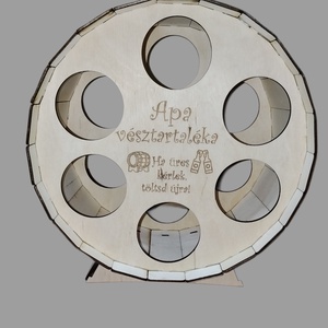 A tökéletes ajándék, amit nem a polcon fognak kerülgetni fa söröshordó - karácsony - karácsonyi lakásdekoráció - ünnepi asztaldekoráció - Meska.hu