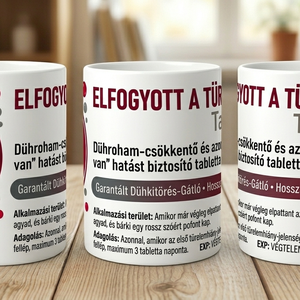 elfogyott a türelmem    vicces bögre, Otthon & Életmód, Konyhafelszerelés, tálalás, Tálalás, Bögre & Csésze, Fotó, grafika, rajz, illusztráció, Kerámia, Egyedi szublimációs ajándék

Egyedi, szublimációs technológiával készült ajándék, amely tökéletes v..., MESKA