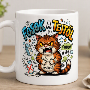 f.sok a tejtől vicces  bögre, Otthon & Életmód, Konyhafelszerelés, tálalás, Tálalás, Bögre & Csésze, Fotó, grafika, rajz, illusztráció, Kerámia, Fosok a tejtől" vicces bögre – humoros ajándék

Ha szereted a szókimondó humort, akkor ez a **„Foso..., MESKA