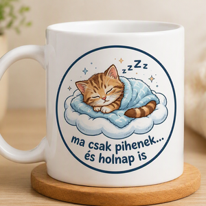 Vicces macskás bögre, Otthon & Életmód, Konyhafelszerelés, tálalás, Tálalás, Bögre & Csésze, Fotó, grafika, rajz, illusztráció, Kerámia, MESKA