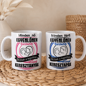  Keresztanya és  Keresztapa páros bögre �  ajándék a legjobb keresztszülőknek - Meska.hu