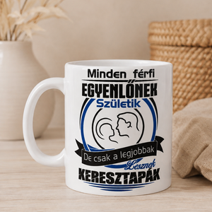  Keresztanya és  Keresztapa páros bögre �  ajándék a legjobb keresztszülőknek - baba - mama - keresztelő kellékek - keresztelőajándékok - Meska.hu