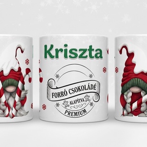Egyedi Karácsonyi Manós Bögre � névre szóló   - Meska.hu