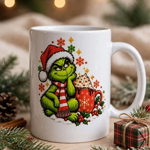 Karácsonyi bögre Grinches - Meska.hu