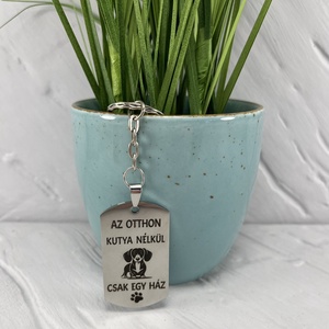 Fém kulcstartó, Táska & Tok, Kulcstartó & Táskadísz, Kulcstartó, Gravírozás, pirográfia, MESKA