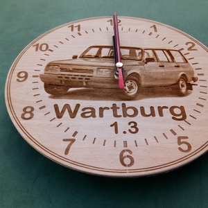 Wartburg 1.3 Tourist mintás falióra. (Nagyminta.) - otthon & életmód - dekoráció - fali és függő dekoráció - falióra & óra - Meska.hu
