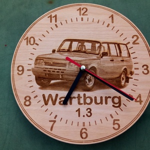 Wartburg 1.3 Tourist mintás falióra. (Nagyminta.) - otthon & életmód - dekoráció - fali és függő dekoráció - falióra & óra - Meska.hu
