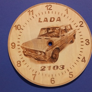 LADA 2103 mintás falióra. Ladás óra. - otthon & életmód - dekoráció - fali és függő dekoráció - falióra & óra - Meska.hu