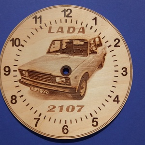 LADA 2107 mintás falióra. Ladás óra. - otthon & életmód - dekoráció - fali és függő dekoráció - falióra & óra - Meska.hu