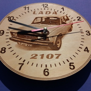 LADA 2107 mintás falióra. Ladás óra. - otthon & életmód - dekoráció - fali és függő dekoráció - falióra & óra - Meska.hu