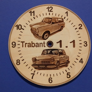 Trabant 1.1 limuzin, kombi mintás falióra. Trabantos óra. - otthon & életmód - dekoráció - fali és függő dekoráció - falióra & óra - Meska.hu