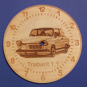 Trabant 1.1 limuzin mintás falióra. Trabantos óra. - otthon & életmód - dekoráció - fali és függő dekoráció - falióra & óra - Meska.hu