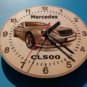 Mercedes CL500 mintás falióra. Mercedeses óra. - otthon & életmód - dekoráció - fali és függő dekoráció - falióra & óra - Meska.hu