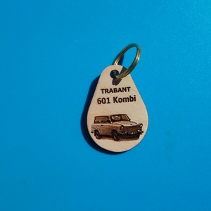 Kulcstartó, Trabant 601 és 1.1 , Limuzin és Kombi mintával.  - táska & tok - kulcstartó & táskadísz - kulcstartó - Meska.hu