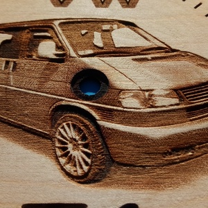 VW, VolksWagen T4 mintás falióra. Vws, volkswagenes képpel. - otthon & életmód - dekoráció - fali és függő dekoráció - falióra & óra - Meska.hu