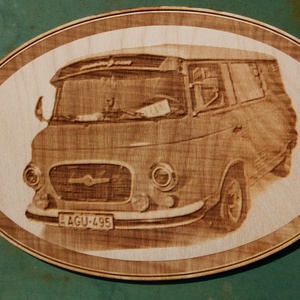 Barkas mintás falikép, Otthon & Életmód, Dekoráció, Fali és függő dekoráció, Függődísz, Gravírozás, pirográfia, MESKA
