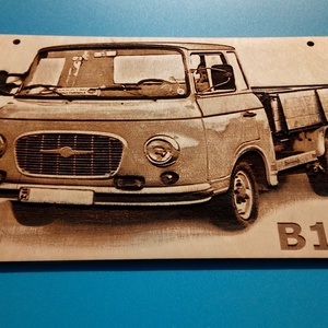 Barkas mintás falikép. Platós - otthon & életmód - dekoráció - fali és függő dekoráció - függődísz - Meska.hu