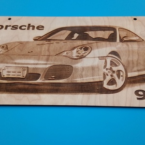 Porsche 911 mintás falikép.  - otthon & életmód - dekoráció - fali és függő dekoráció - függődísz - Meska.hu