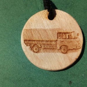 Barkas mintás függő. Visszapillantóra, nyakba, szekrényajtóra, hátizsákra. Ponyvás, Otthon & Életmód, Dekoráció, Fali és függő dekoráció, Függődísz, Gravírozás, pirográfia, MESKA