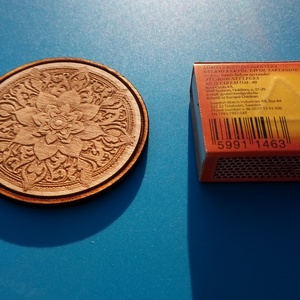 Mandala mintás hűtőmágnes.  , Otthon & Életmód, Konyhafelszerelés, tálalás, Konyhai dekoráció, Hűtőmágnes, Gravírozás, pirográfia, MESKA