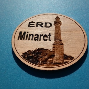 Érd, minarett mintás hűtőmágnes.  - otthon & életmód - konyhafelszerelés, tálalás - konyhai dekoráció - hűtőmágnes - Meska.hu