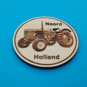 Noord Holland traktor mintás hűtőmágnes.  - otthon & életmód - konyhafelszerelés, tálalás - konyhai dekoráció - hűtőmágnes - Meska.hu