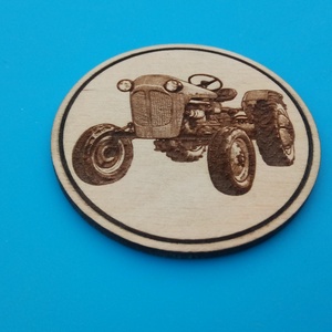 Traktor rajz mintás hűtőmágnes.  - otthon & életmód - konyhafelszerelés, tálalás - konyhai dekoráció - hűtőmágnes - Meska.hu