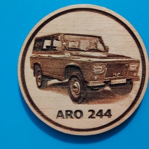 ARO 244 mintás hűtőmágnes. , Otthon & Életmód, Konyhafelszerelés, tálalás, Konyhai dekoráció, Hűtőmágnes, Gravírozás, pirográfia, MESKA