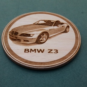 BMW Z3 mintás hűtőmágnes.  - otthon & életmód - konyhafelszerelés, tálalás - konyhai dekoráció - hűtőmágnes - Meska.hu
