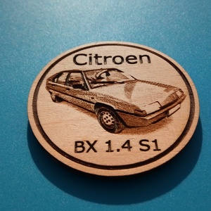 Citroen BX 1.4 S1 mintás hűtőmágnes.  - otthon & életmód - konyhafelszerelés, tálalás - konyhai dekoráció - hűtőmágnes - Meska.hu