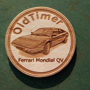 Ferrary Mondial QV mintás hűtőmágnes. , Otthon & Életmód, Konyhafelszerelés, tálalás, Konyhai dekoráció, Hűtőmágnes, Gravírozás, pirográfia, MESKA
