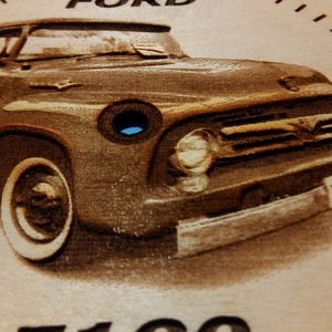 FORD F100 falióra. Amerikai autó bolondoknak, veterán autósoknak. - otthon & életmód - dekoráció - fali és függő dekoráció - falióra & óra - Meska.hu